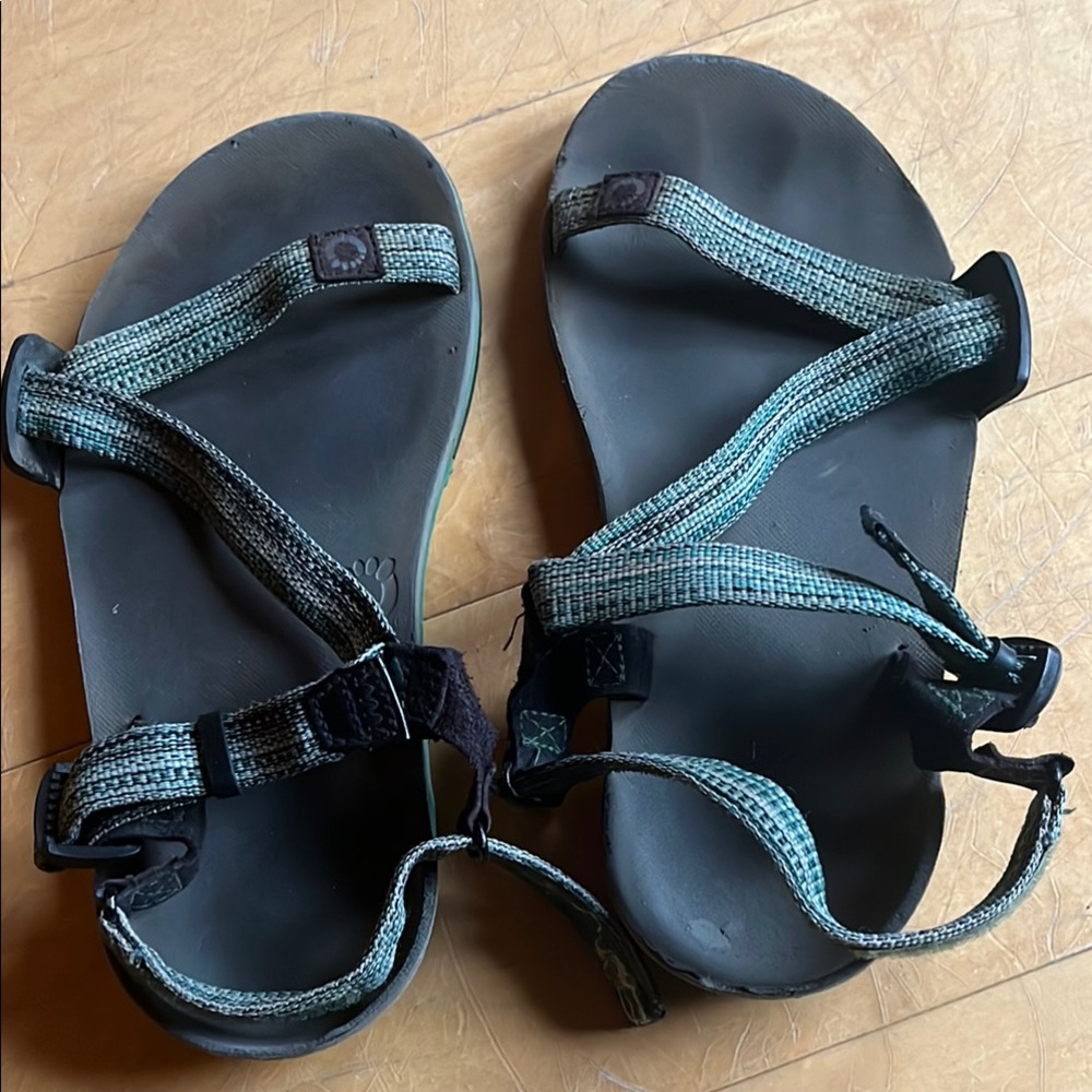 Zero shoes Green Strappy Sandals